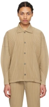 ISSEY MIYAKE BEIGE MONTHLY COLOR FEBRUARY JACKET