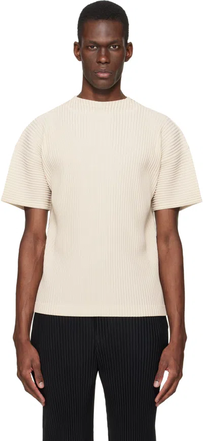 Issey Miyake Beige Monthly Colors March T-shirt In Neutral