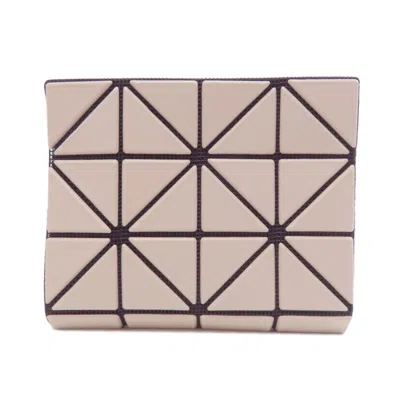 Pre-owned Issey Miyake Beige Polyester Vinyl Coin Purse/coin Case () In Sand