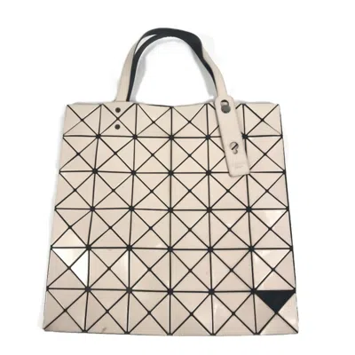 Pre-owned Issey Miyake Beige Pvc Shoulder Bag Tote Bag ()