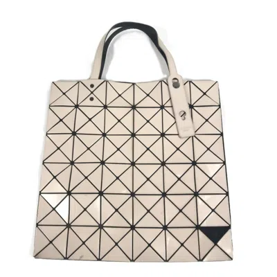 Pre-owned Issey Miyake Beige Pvc Shoulder Bag Tote Bag () In Sand