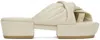 ISSEY MIYAKE BEIGE TWIST SANDALS