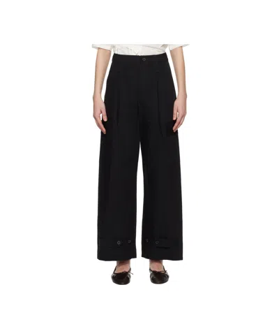 ISSEY MIYAKE WIDE-LEG TROUSERS
