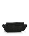 Issey Miyake Bias Pleats Waist Bag In Black