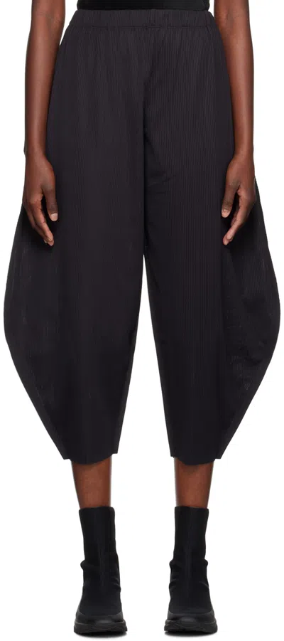 Issey Miyake Black A-poc Trousers In 15 Black