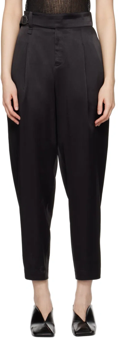 Issey Miyake Black Alabaster Trousers In 15 Black