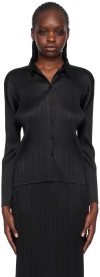 Issey Miyake Black Basics Blouse In 15 Black