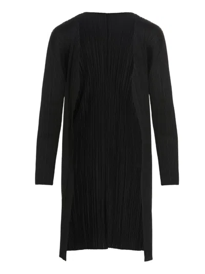 ISSEY MIYAKE BLACK BASICS CARDIGAN