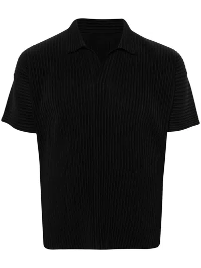 ISSEY MIYAKE BASICS PLISSÉ POLO SHIRT - MEN'S - POLYESTER