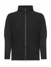 Issey Miyake Long-sleeved Knitted Cardigan In Black