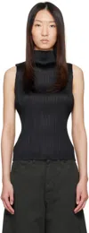 Issey Miyake Black Basics Tank Top