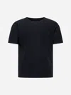 Issey Miyake Textured Pleated T-shirt With Classic Crewneck