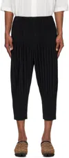 Issey Miyake Black Basics Trousers
