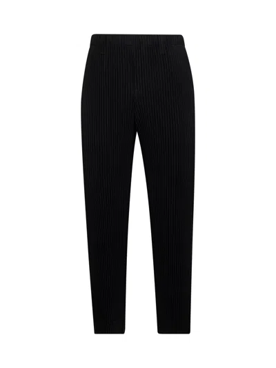 ISSEY MIYAKE BLACK BASICS TROUSERS