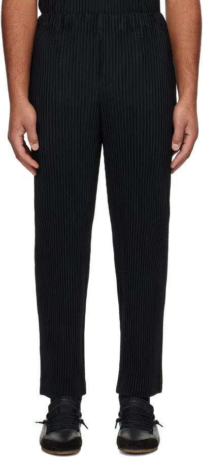 ISSEY MIYAKE BLACK BASICS TROUSERS