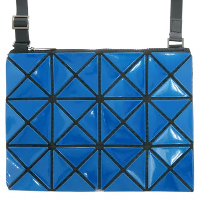Pre-owned Issey Miyake Black Blue Polyester Nylon Shoulder Bag () In Black, Blue