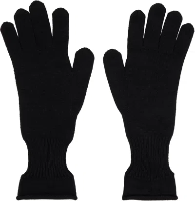 Issey Miyake Black Breeze Knit Gloves