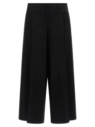 Issey Miyake Pleated-details Trousers In Black