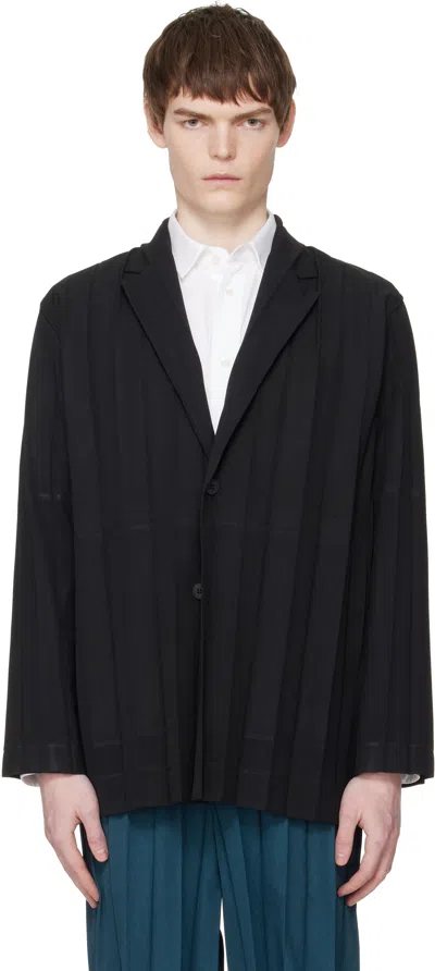 Issey Miyake Black Edge Ensemble Blazer