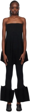 Issey Miyake Black Exuberance Jumpsuit In 15-black
