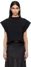 Issey Miyake Black February Crêpe Knit Top In 15 Black