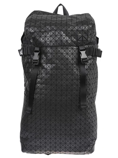 Issey Miyake Black Geometric Pattern Backpack