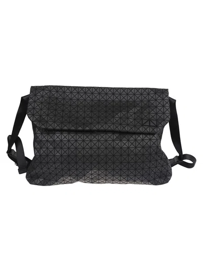 Issey Miyake Black Geometric-pattern Crossbody Bag