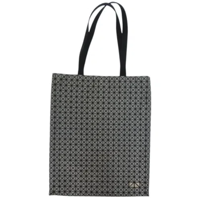 Pre-owned Issey Miyake Black Gray Cotton Tote Bag () In Multi