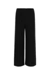 Issey Miyake Black Green Polyester Wide-leg Pant