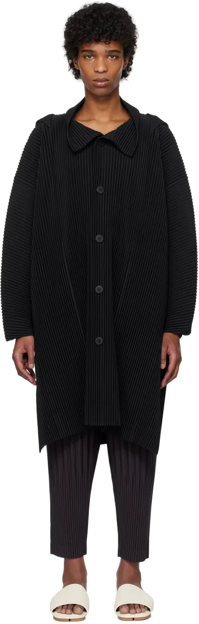 Issey Miyake Black Kite Jacket In 16-brown Black