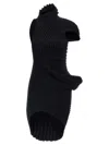 Issey Miyake 'knit (as It Is)' Dress In Black