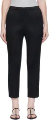 Issey Miyake Black Monthly Colors October Trousers In Black
