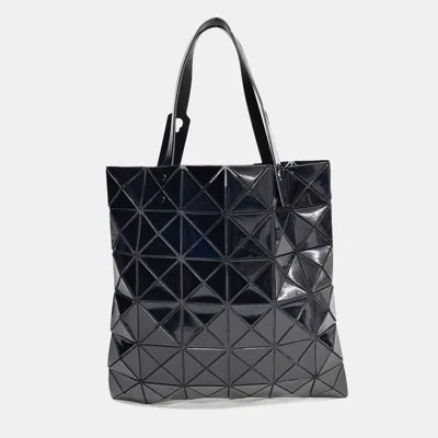 Pre-owned Issey Miyake Black Leather Bao Bao Tote Bag