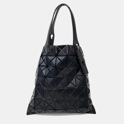 Pre-owned Issey Miyake Black Leather Bao Bao Tote Bag