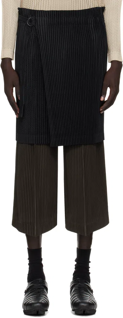 Issey Miyake Black Light Mesh Miniskirt