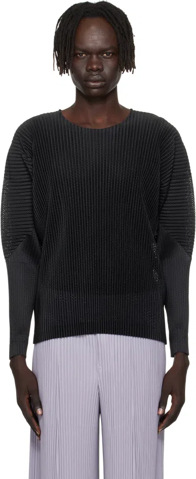 Issey Miyake Black Light Mesh T-shirt