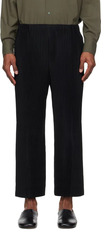 Issey Miyake Black Monthly Color April Trousers