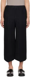 Issey Miyake Black Monthly Color December Trousers In 15-black