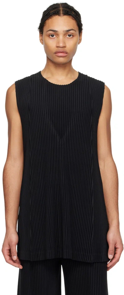 Issey Miyake Black Monthly Color February Tank Top In 15-black