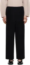 Issey Miyake Black Monthly Color February Trousers In 15-black