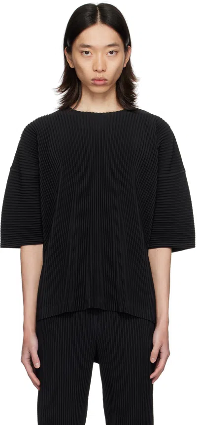 Issey Miyake Black Monthly Color July T-shirt In 15-black