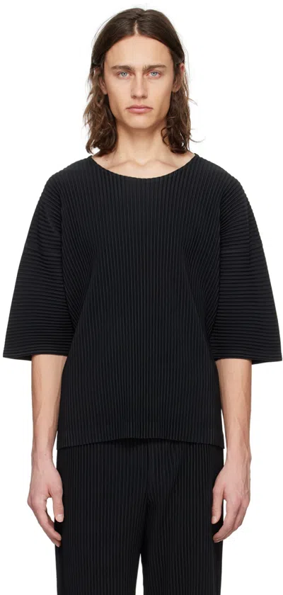 Issey Miyake Black Monthly Color March T-shirt In 15-black