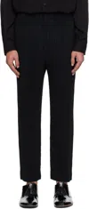Issey Miyake Black Monthly Color March Trousers In 15-black