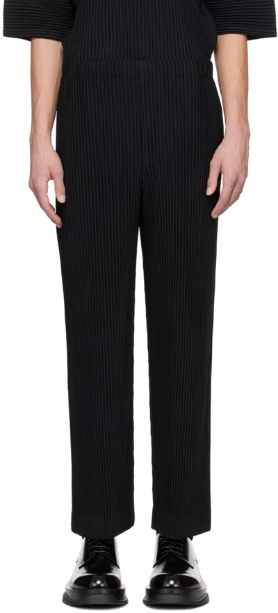 Issey Miyake Black Monthly Color March Trousers In 15-black