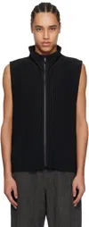 Issey Miyake Black Monthly Color July Polo In 15-black
