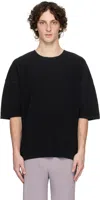 Issey Miyake Black Basics T-shirt In Black