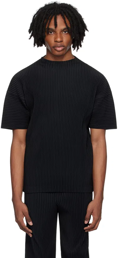 Issey Miyake Black Monthly Color May T-shirt In 15-black