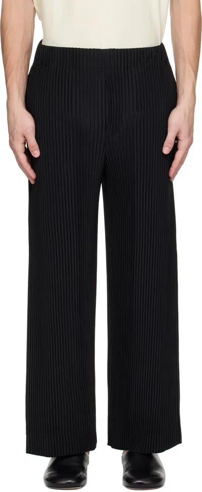Issey Miyake Black Monthly Color May Trousers