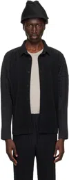 Issey Miyake Black Monthly Color November Shirt In 15-black