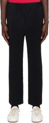 Issey Miyake Black Monthly Color November Trousers In 15-black